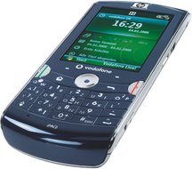 HP IPAQ VOICE MESSENGER FRONT ANGLE