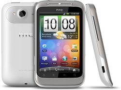 HTC WILDFIRE S WHITE BACK FRONT SIDE