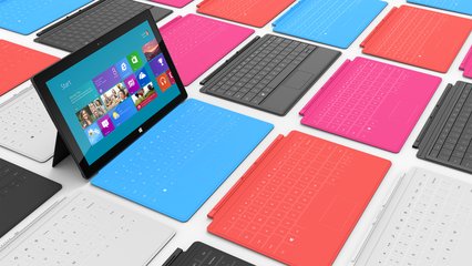 MICROSOFT SURFACE TABLET COLORS