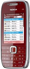 NOKIA E75 FRONT ANGLED RED 3