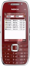 NOKIA E75 FRONT RED