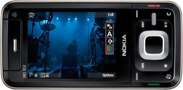 NOKIA N81 8GB FRONT LANDSCAPE
