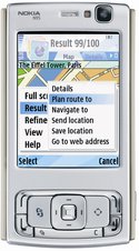 NOKIA N95 FRONT CLOSED SILVER