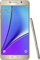 SAMSUNG GALAXY NOTE 5 FRONT WITH SPEN GOLD PLATINUM