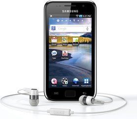SAMSUNG GALAXY S WIFI 4.0 FRONT WITH HEADSET