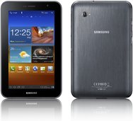 SAMSUNG GALAXY TAB 7.0 PLUS PRODUCT IMAGE FRONT BLACK BACK