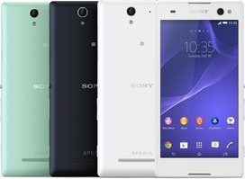 SONY XPERIA C3 GROUP COLOURS FRONT