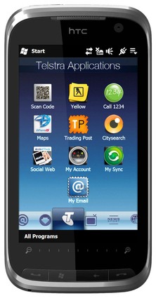 Telstra HTC Touch Pro2 T7381  (HTC Rhodium) Detailed Tech Specs