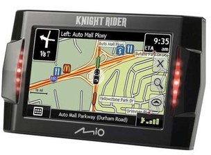 Mio Knight Rider GPS Detailed Tech Specs