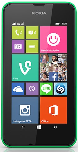 Nokia Lumia 530  (Nokia Rock) Detailed Tech Specs