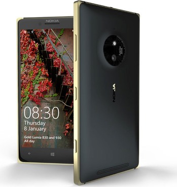 Nokia Lumia 830 Gold 4G LTE  (Nokia Tesla) Detailed Tech Specs