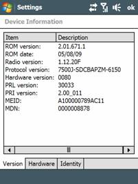 Alltel HTC Touch Pro ROM Update MR1 2.01.671.1 WWE image image
