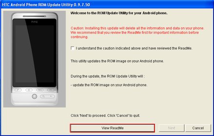 HTC Hero ROM Upgrade (Orange) 2.73.61.66 datasheet