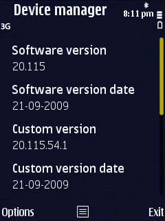 Nokia N86 8MP Firmware Update v20.115
