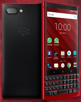 RIM BlackBerry KEY2 Red Eition BBF100-2 TD-LTE AM 128GB  (TCL Athena) Detailed Tech Specs