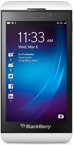 Verizon BlackBerry Z10 CDMA STL100-4  (RIM Laguna) image image