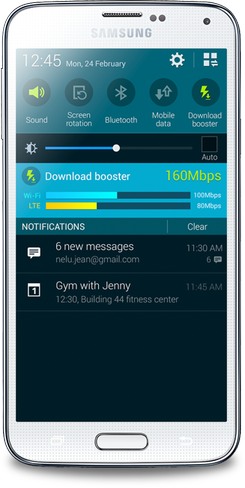 Samsung SM-G906S Galaxy S5 LTE-A  (Samsung Lentis) Detailed Tech Specs