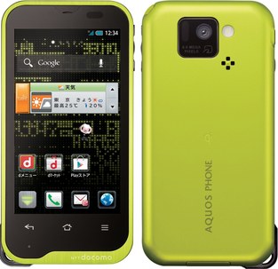 NTT DoCoMo Sharp Aquos Phone st SH-07D Detailed Tech Specs