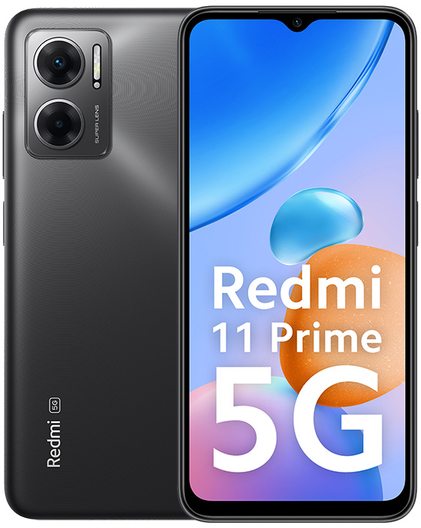 Xiaomi Redmi 11 Prime 5G Standard Edition Dual SIM TD-LTE IN 64GB 22041219I  (Xiaomi Light) image image