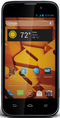 ZTE N9510 Boost Warp 4G Detailed Tech Specs